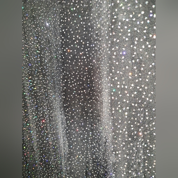 Rabbit Rabbit Rabbit Designs Black Sparkle Mini Dress Size 8P - Picture 7 of 8